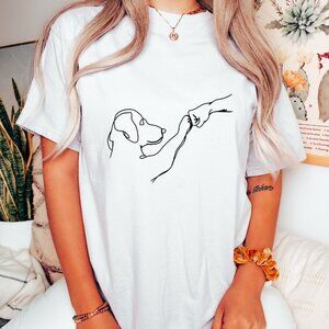 Paw Friend Shirt, Friendship Fist T-Shirt, Animal Lover Shirt 165